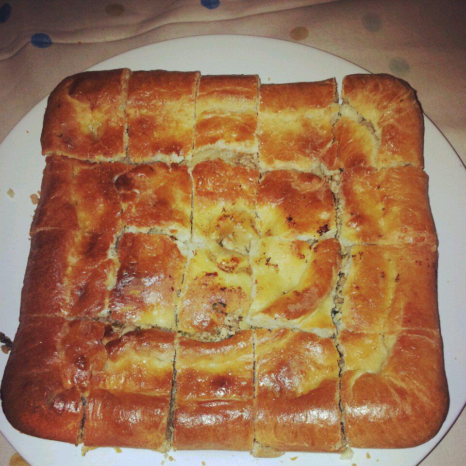 Cooking. Eating. Eating, Cooking - Empanada with meat and apple `Empanada´ with meat and apple